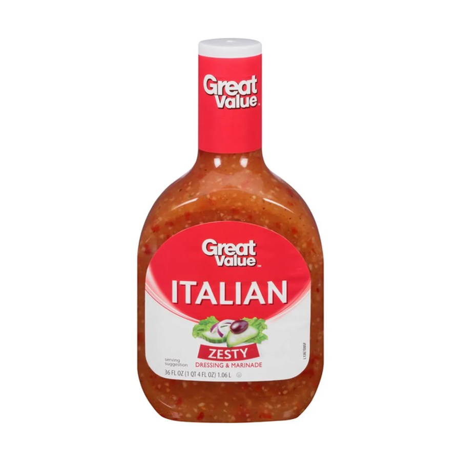 GREAT VALUE ZESTY ITALIAN DRESSING & MARINAD 473M