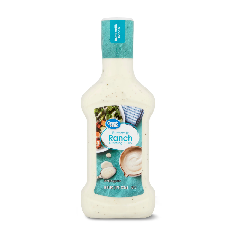 GREAT VALUE BUTTERMILK RANCH 16FLOZ 473ML