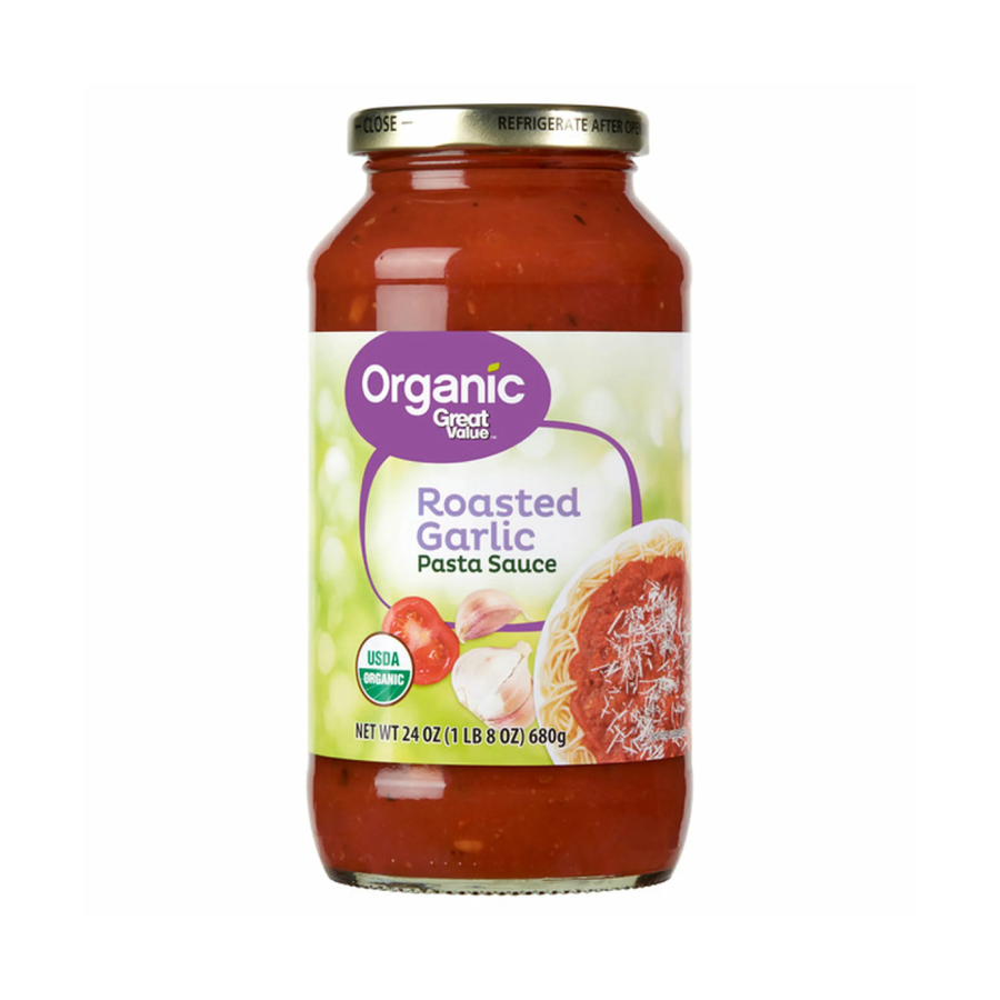 GREAT VALUE SPAGHETTI SAUCE GARLIC &ONION 680G
