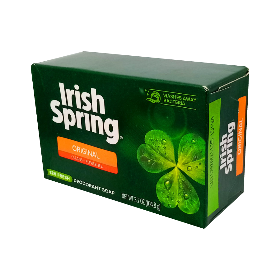 IRISH SPRING ORIGNAL DEODRANT SOAP 3.70Z (104.8G)