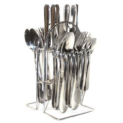 24-pack stainless steel tableware