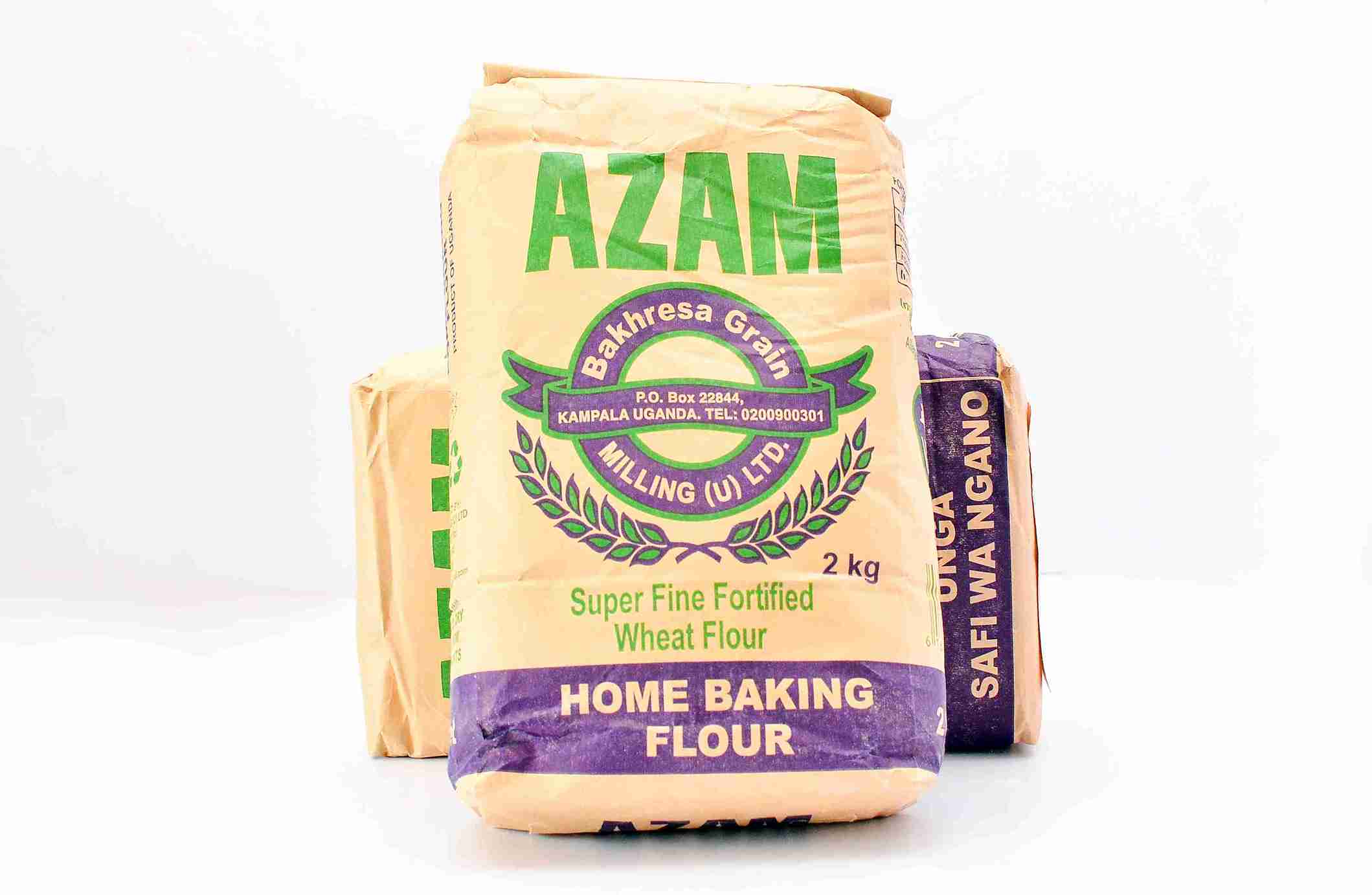 One carton of Azam wheat flour