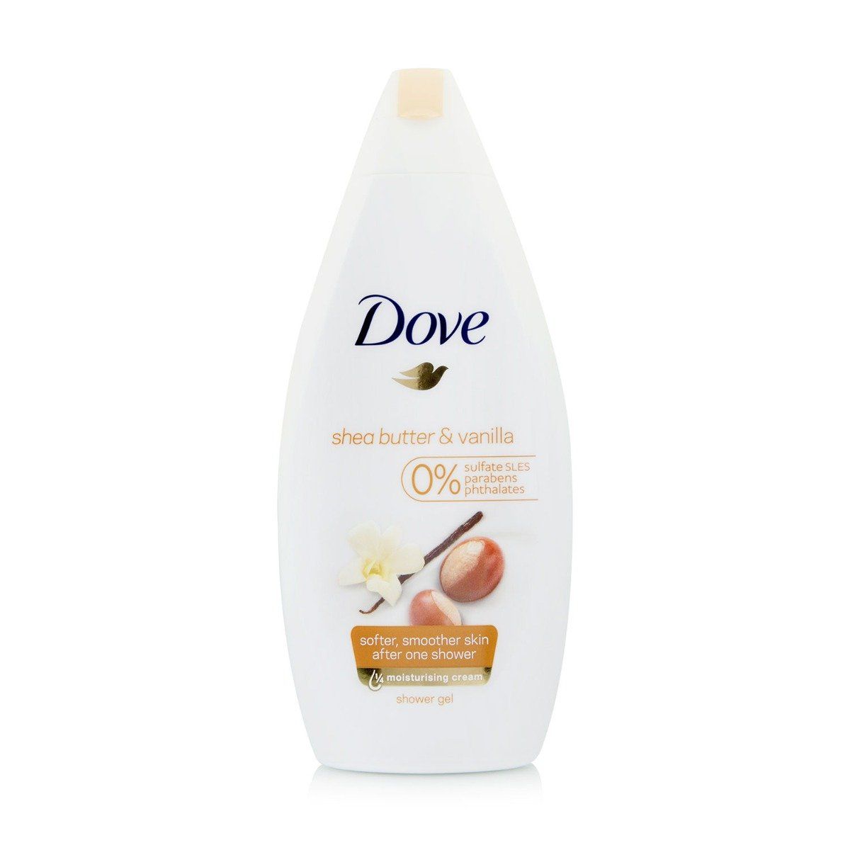 Dove shower gel(vanilla/sulphates/Shea butter